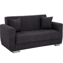 ΚΑΝΑΠΕΣ ΚΡΕΒΑΤΙ POLYA ΔΙΘΕΣΙΟΣ ΓΚΡΙ HM3241.03 150x84x88 εκ.