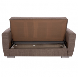 ΚΑΝΑΠΕΣ ΚΡΕΒΑΤΙ POLYA ΔΙΘΕΣΙΟΣ ΚΑΦΕ HM3241.02 150x84x88 εκ.