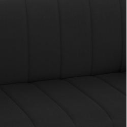ΚΑΝΑΠΕΣ ΚΡΕΒΑΤΙ ANDRI ΤΡΙΘΕΣΙΟΣ ΜΑΥΡΟΣ HM3239.01 180x72x77 εκ.