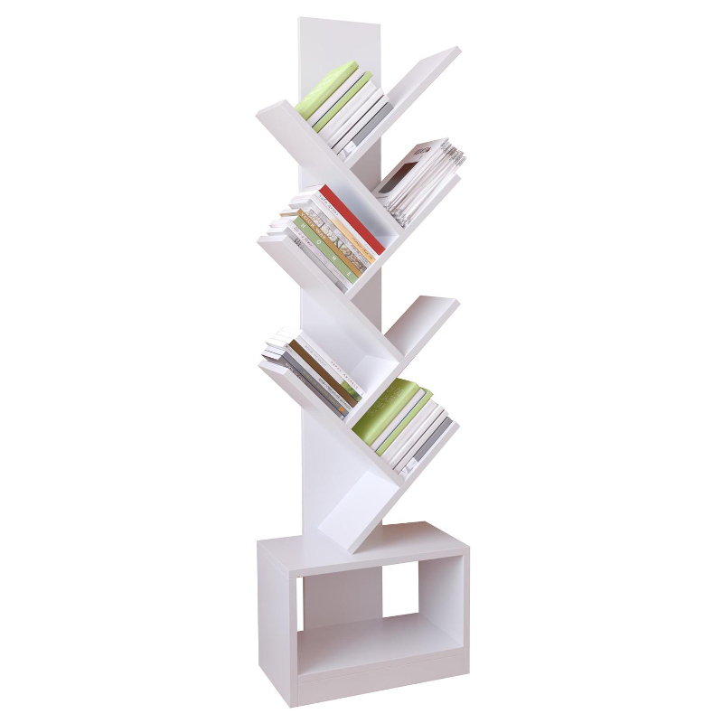 Βιβλιοθήκη ArteLibre BADRU Λευκό Μοριοσανίδα 40x19.5x150cm Βιβλιοθήκη ArteLibre BADRU Λευκό Μοριοσανίδα 40x19.5x150cm