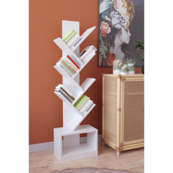 Βιβλιοθήκη ArteLibre BADRU Λευκό Μοριοσανίδα 40x19.5x150cm Βιβλιοθήκη ArteLibre BADRU Λευκό Μοριοσανίδα 40x19.5x150cm
