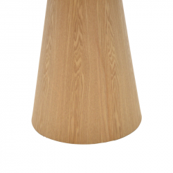 Βοηθητικό τραπέζι Donda pakoworld mdf sonoma Φ45x50εκ