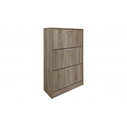 Παπουτσοθήκη Savaz pakoworld σε sonoma απόχρωση 60x24x114εκ