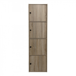Ντουλάπι-στήλη Gabino pakoworld σε sonoma απόχρωση 40x39x158εκ