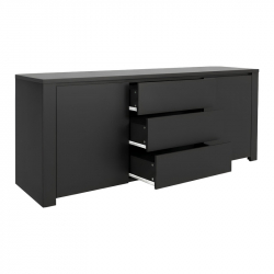 Μπουφές Kalya pakoworld σε ανθρακί απόχρωση 220x49x89.5εκ