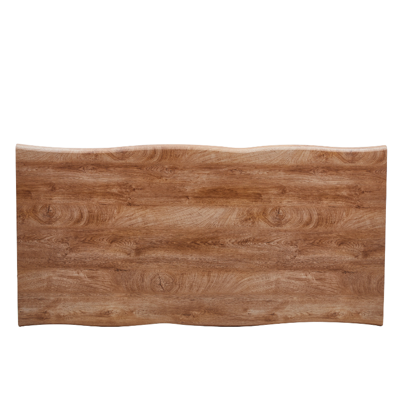 Τραπέζι Τραπεζαρίας ArteLibre AOSA Honey Maple/Μαύρο MDF/Μέταλλο 160x90x76cm Τραπέζι Τραπεζαρίας ArteLibre AOSA Honey Maple/Μαύρο MDF/Μέταλλο 160x90x76cm