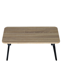 Βοηθητικό Τραπεζάκι ArteLibre BALLARD Πτυσσόμενο Δρυς/Μαύρο Μοριοσανίδα/Μέταλλο 53x30x22cm Βοηθητικό Τραπεζάκι ArteLibre BALLARD Πτυσσόμενο Δρυς/Μαύρο Μοριοσανίδα/Μέταλλο 53x30x22cm