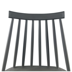 Σκαμπό Bar ArteLibre MARANTA Γκρι/Φυσικό PP/Μέταλλο 45x46x97cm