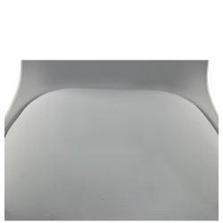 Σκαμπό Bar ArteLibre AMADA Λευκό/Χρώμιο PP/Μέταλλο 41x40x79-89cm