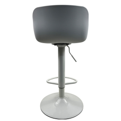 Σκαμπό Bar ArteLibre QUERIDA Λευκό PP/Μέταλλο 44x45x58/81-79/102cm