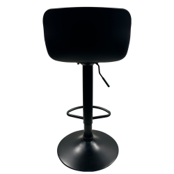 Σκαμπό Bar ArteLibre QUERIDA Μαύρο PP/Μέταλλο 44x45x58/81-79/102cm