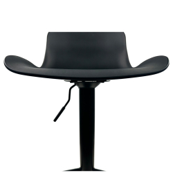 Σκαμπό Bar ArteLibre QUERIDA Μαύρο PP/Μέταλλο 44x45x58/81-79/102cm