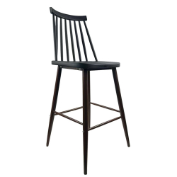 Σκαμπό Bar ArteLibre MARANTA Μαύρο/Καρυδί PP/Μέταλλο 45x46x97cm Σκαμπό Bar ArteLibre MARANTA Μαύρο/Καρυδί PP/Μέταλλο 45x46x97cm