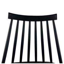 Σκαμπό Bar ArteLibre MARANTA Μαύρο PP/Μέταλλο 45x46x97cm