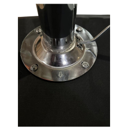 Καρέκλα Εργασίας ArteLibre FIRMEZA Λευκό/Χρώμιο PU/Μέταλλο 47x47x67/78cm