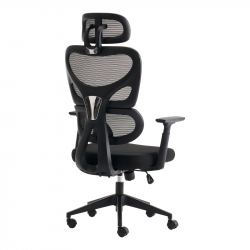 Καρέκλα γραφείου διευθυντή Cadrey pakoworld mesh μαύρο 67x64x120-128εκ