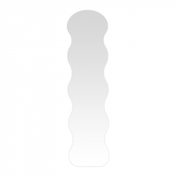 Καθρέπτης Waven pakoworld σε λευκή απόχρωση 38x28x148εκ