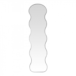 Καθρέπτης Waven pakoworld σε μαύρη απόχρωση 38x28x148εκ