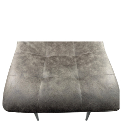 Καρέκλα Τραπεζαρίας ArteLibre YUCATAN Καφέ/Μαύρο PU/Μέταλλο 44x55x86cm