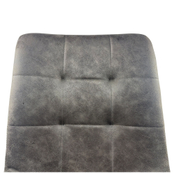 Καρέκλα Τραπεζαρίας ArteLibre YUCATAN Καφέ/Μαύρο PU/Μέταλλο 44x55x86cm