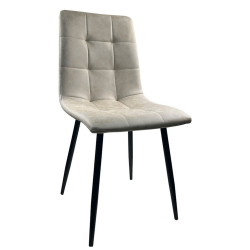 Καρέκλα Τραπεζαρίας ArteLibre YUCATAN Μπεζ/Μαύρο PU/Μέταλλο 44x55x86cm Καρέκλα Τραπεζαρίας ArteLibre YUCATAN Μπεζ/Μαύρο PU/Μέταλλο 44x55x86cm