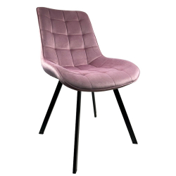 Καρέκλα Τραπεζαρίας ArteLibre BRISA Σάπιο Μήλο/Μαύρο Βελούδο/Μέταλλο 53x60x85cm Καρέκλα Τραπεζαρίας ArteLibre BRISA Σάπιο Μήλο/Μαύρο Βελούδο/Μέταλλο 53x60x85cm