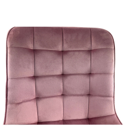 Καρέκλα Τραπεζαρίας ArteLibre BRISA Σάπιο Μήλο/Μαύρο Βελούδο/Μέταλλο 53x60x85cm