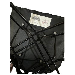 Καρέκλα Τραπεζαρίας ArteLibre SELVA Vintage Μαύρο PU/Μέταλλο 43x57x81cm