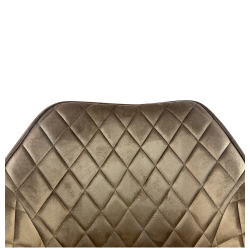 Καρέκλα Τραπεζαρίας ArteLibre FLORENCIA Cappuccino/Μαύρο Βελούδο/Μέταλλο 56x60x81cm