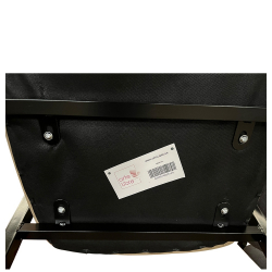 Καρέκλα Τραπεζαρίας ArteLibre SOLANA Cappuccino/Μαύρο PU/Μέταλλο 51x51x81cm