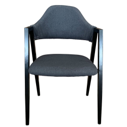 Καρέκλα Τραπεζαρίας ArteLibre SOLANA Γκρι/Μαύρο Ύφασμα/Μέταλλο 51x51x81cm Καρέκλα Τραπεζαρίας ArteLibre SOLANA Γκρι/Μαύρο Ύφασμα/Μέταλλο 51x51x81cm