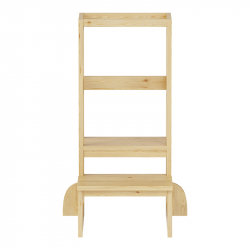 Παιδικός πύργος εκμάθησης Chiquel pakoworld τ.Montessori ξύλο σε φυσική απόχρωση 45.7x51x90εκ