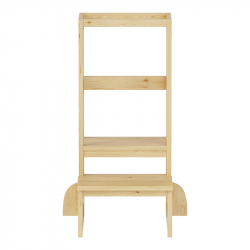 Παιδικός πύργος εκμάθησης Chiquel pakoworld τ.Montessori ξύλο σε φυσική απόχρωση 45.7x51x90εκ