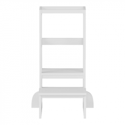 Παιδικός πύργος εκμάθησης Chiquel pakoworld τ.Montessori ξύλο σε λευκή απόχρωση 45.7x51x90εκ