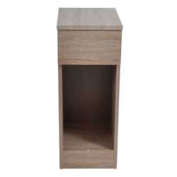 ΚΟΜΟΔΙΝΟ ΞΥΛΙΝΟ ΜΕ ΕΝΑ ΣΥΡΤΑΡΙ ΣΕ ΦΥΣΙΚΟ ΧΡΩΜΑ 24x33x60εκ. ANKOR
