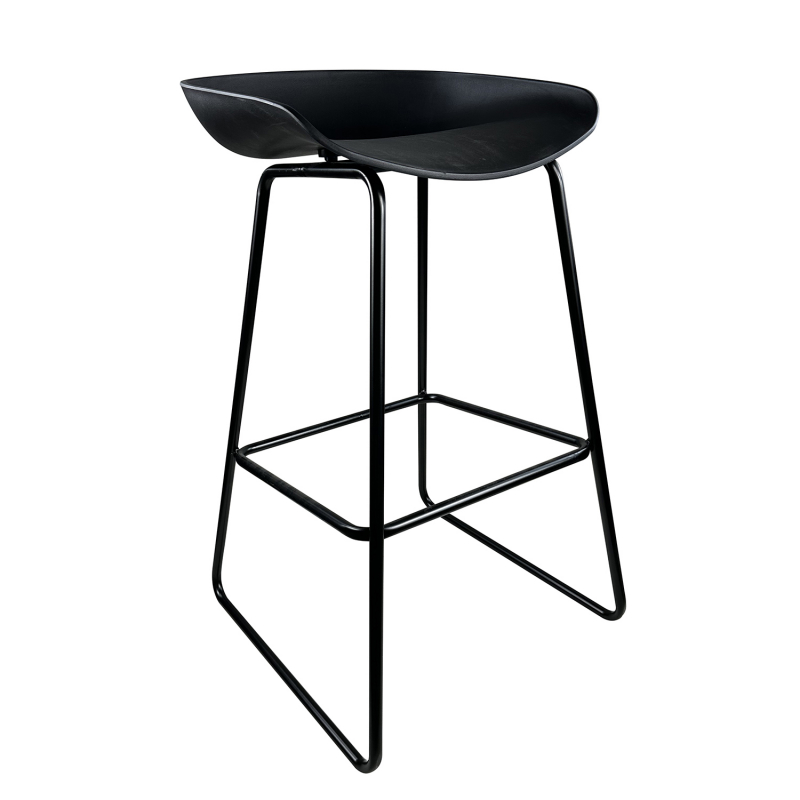 Σκαμπό Bar ArteLibre VICTORY Μαύρο PP/Μέταλλο 43x42x85cm Σκαμπό Bar ArteLibre VICTORY Μαύρο PP/Μέταλλο 43x42x85cm