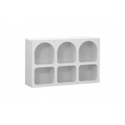 Μπουφές Emersi pakoworld με ράφια mdf σε λευκή απόχρωση 120x35x76εκ Μπουφές Emersi pakoworld με ράφια mdf σε λευκή απόχρωση 120x35x76εκ