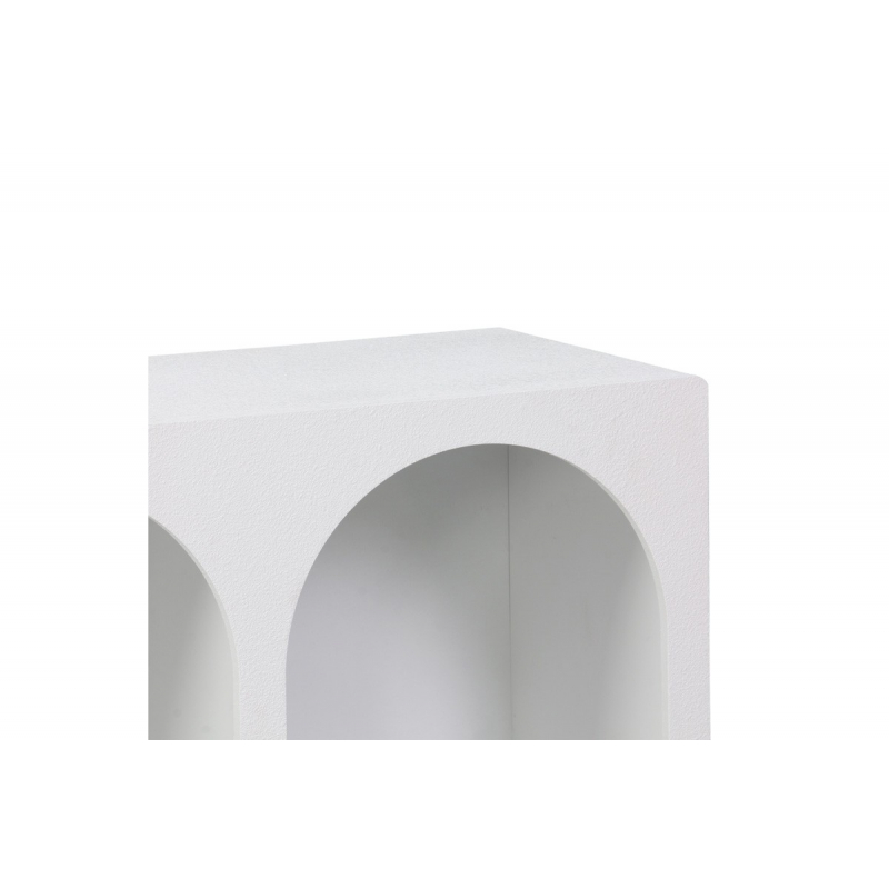 Μπουφές Emersi pakoworld με ράφια mdf σε λευκή απόχρωση 120x35x76εκ Μπουφές Emersi pakoworld με ράφια mdf σε λευκή απόχρωση 120x35x76εκ