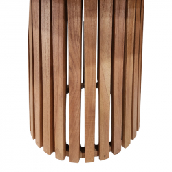 Τραπέζι Kenda Ι pakoworld mindi ξύλο σε φυσική απόχρωση Φ120x75εκ Τραπέζι Kenda Ι pakoworld mindi ξύλο σε φυσική απόχρωση Φ120x75εκ