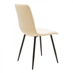 Τραπεζαρία Natali-Noor pakoworld σετ 5τεμ  MDF λευκό-μπεζ-πόδια φυσικό 120x80x76εκ Τραπεζαρία Natali-Noor pakoworld σετ 5τεμ  MDF λευκό-μπεζ-πόδια φυσικό 120x80x76εκ