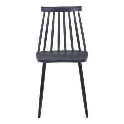 Τραπεζαρία Aurora I-Gustas pakoworld σετ 5τεμ sintered stone-μαύρο 120x60x75εκ