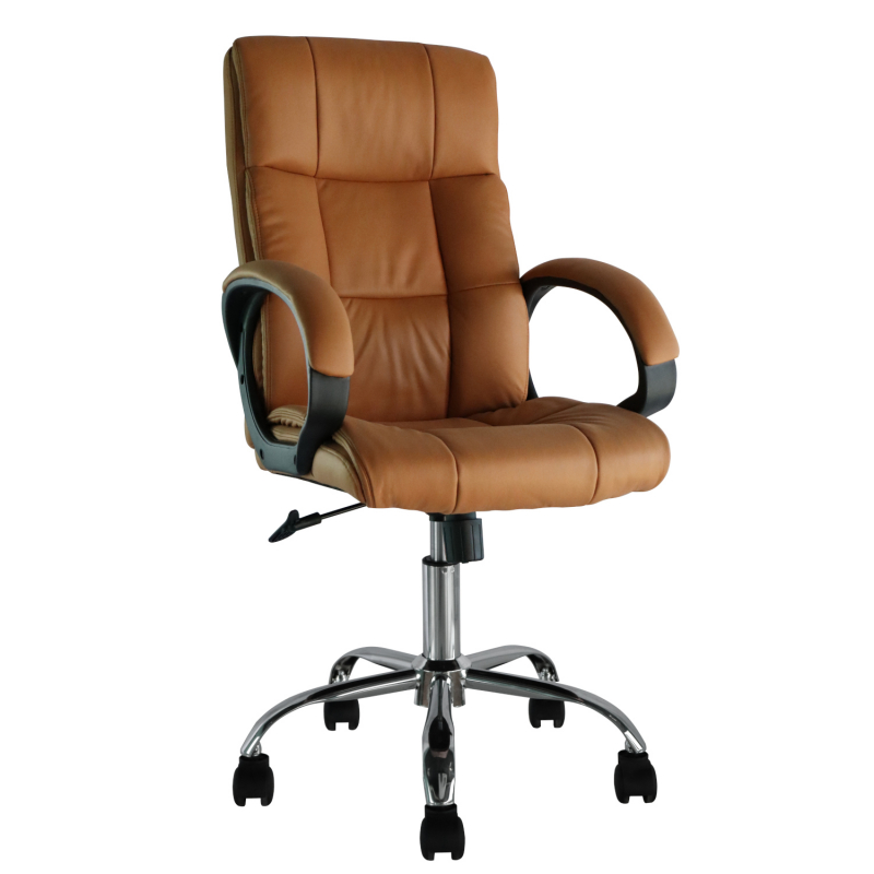 Καρέκλα Γραφείου ArteLibre AMON Camel PVC 57x69x103-111cm Καρέκλα Γραφείου ArteLibre AMON Camel PVC 57x69x103-111cm