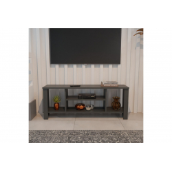 Έπιπλο τηλεόρασης Seref pakoworld σε ανθρακί απόχρωση 120x30x47εκ