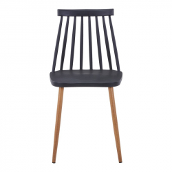 Τραπεζαρία Natali-Aurora I pakoworld σετ 5τεμ σε μαύρη-φυσική απόχρωση 120x80x76εκ Τραπεζαρία Natali-Aurora I pakoworld σετ 5τεμ σε μαύρη-φυσική απόχρωση 120x80x76εκ