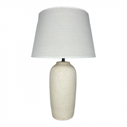 Επιτραπέζιο φωτιστικό Barout Inart Ε27 κεραμικό σε μπεζ απόχρωση Φ40x62εκ Επιτραπέζιο φωτιστικό Barout Inart Ε27 κεραμικό σε μπεζ απόχρωση Φ40x62εκ