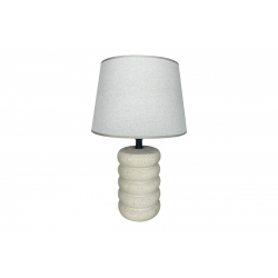 Επιτραπέζιο φωτιστικό Graike Inart Ε27 κεραμικό σε μπεζ απόχρωση Φ26x37εκ Επιτραπέζιο φωτιστικό Graike Inart Ε27 κεραμικό σε μπεζ απόχρωση Φ26x37εκ