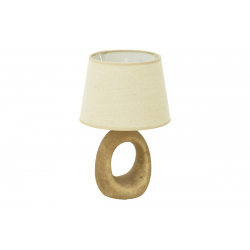 Επιτραπέζιο φωτιστικό Collie Inart Ε14 κεραμικό σε γκρι antique-μπεζ απόχρωση Φ18x29εκ Επιτραπέζιο φωτιστικό Collie Inart Ε14 κεραμικό σε γκρι antique-μπεζ απόχρωση Φ18x29εκ