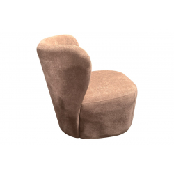 Πολυθρόνα Veridian pakoworld ύφασμα σε σάπιο μήλο απόχρωση 63x70x66εκ