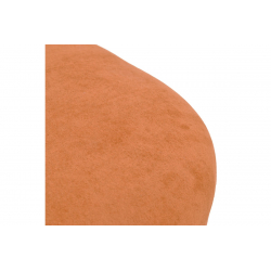 Πολυθρόνα περιστρεφόμενη Zenny pakoworld υφασμα terracotta 64x85x68εκ