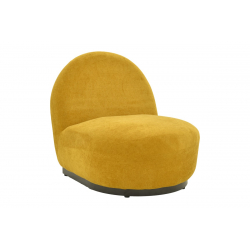 Πολυθρόνα περιστρεφόμενη Zenny pakoworld υφασμα κίτρινο 64x85x68εκ Πολυθρόνα περιστρεφόμενη Zenny pakoworld υφασμα κίτρινο 64x85x68εκ